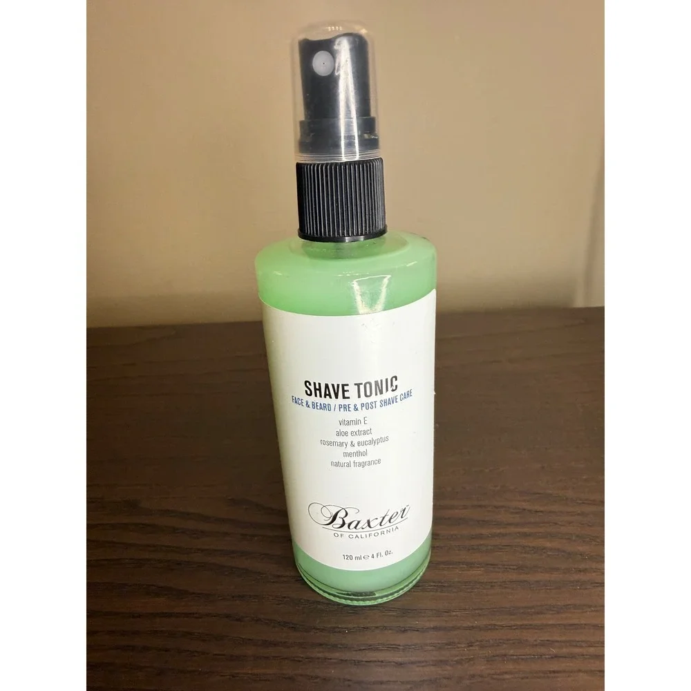 Baxter of California Shave Tonic Pre & Post Shave Care Face Beard Spray 4oz